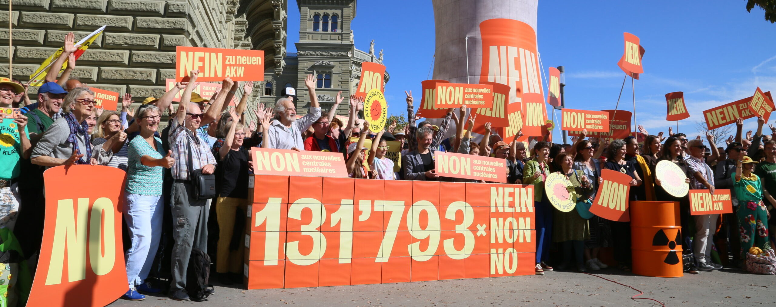 Nein zu neuen Atomkraftwerken! Non aux nouvelles centrales nucléaires !